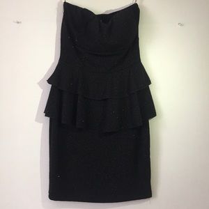 Black Peplum Dress